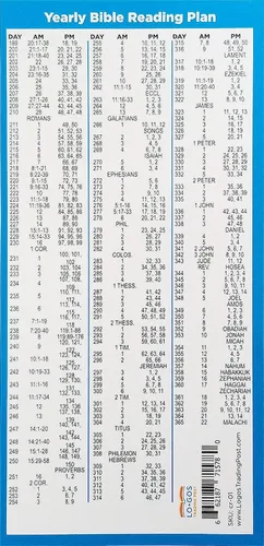 Miniatura 4 de Planes de lectura bíblica, juego de 50 marcadores de estudio de planificador diario, lee toda la escritura en un año, pestañas devocionales