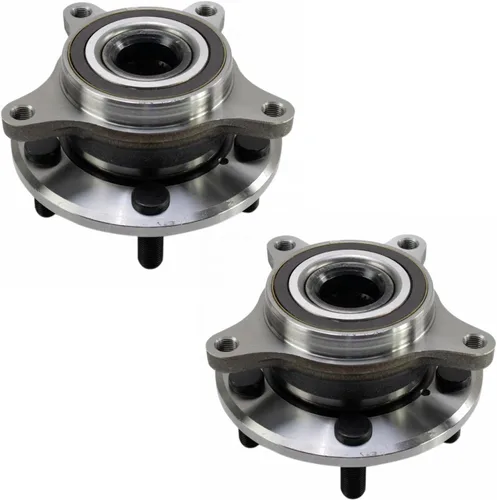 Miniatura 70 de TRQ Juego de 2 rodamientos de rueda delantera y conjunto de cubo 4WD compatible con Ford Ranger Mazda B4000 1998-2000