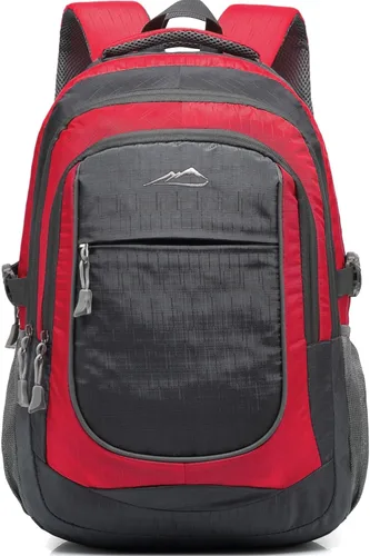 Miniatura 14 de ProEtrade Mochila para universidad, viajes, negocios, senderismo, apta para laptop de hasta 15.6 pulgadas, Negro, 15,6 pulg., Mochilas Daypack
