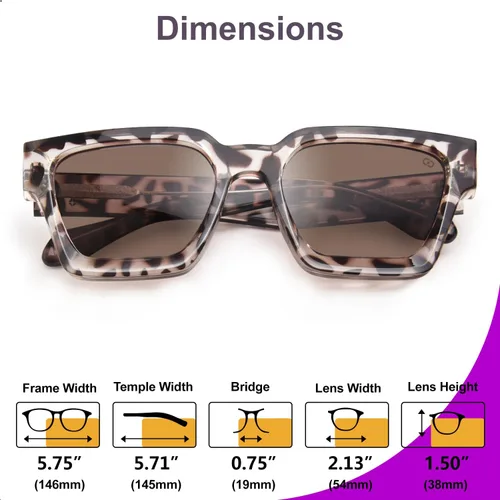 Miniatura 73 de VISOONE Moda 100% UV400 Protección Rectángulo TR90 Y2K Gafas de sol Accesorios para Mujeres Hombres RIVER, Carne de suelo/Gris Rosa