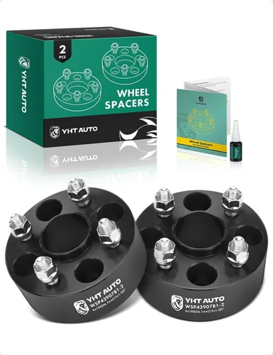 Miniatura 11 de YHTAUTO Espaciadores de rueda centrados de buje de 4 x 100 de 0.78 pulgadas compatibles con modelos Honda, Acura, Kia, Mini, Mitsubishi