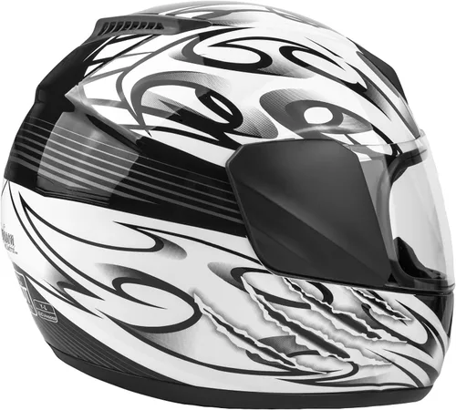 Miniatura 6 de Typhoon Youth Casco de motocicleta de cara completa para niños