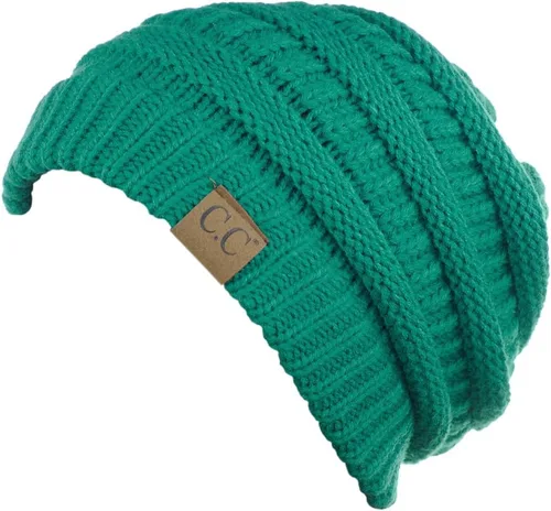 Miniatura 357 de C.C Trendy Warm Chunky Soft Stretch Cable Knit Beanie