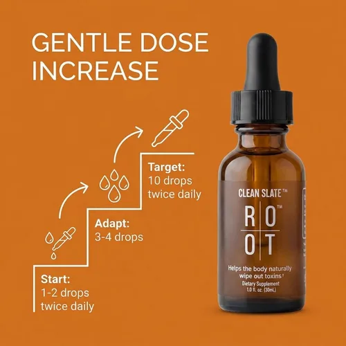 Miniatura 4 de THEROOTBRANDS Root Wellness Clean Slate - por Dr. Rahm Ácido silícico biodisponible con vitamina C añadida - (1.0 fl oz)