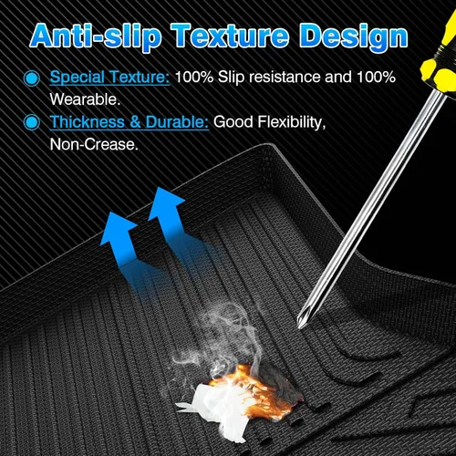 Miniatura 4 de Civic Cargo Liner - Alfombrilla para maletero para Honda Civic 2006-2011, alfombrilla de carga para todo tipo de clima para accesorios cívicos