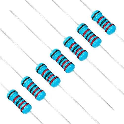 Miniatura 15 de Chanzon 50 piezas 1 W 10 Ω ohm Resistencia de película metálica fija de tolerancia 0.01 ±1% 10R MF Resistencias de agujero pasante con limitación
