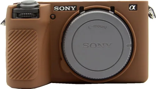 Miniatura 9 de Funda para cámara A6700, funda de silicona delgada y ligera para Sony Alpha A6700 (negro, glaseado)