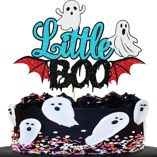 Miniatura 23 de 30 piezas de adornos para cupcakes con purpurina – Púas de cupcakes de Halloween para niños, cumpleaños, festival, fiesta, decoración de pasteles
