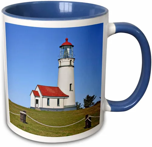 Miniatura 12 de 3dRose Taza de café, tamaño – 11oz – Faro de Cabo Blanco SP, Port Orford Oregon – US38 MGI0164 – Mark Gibson Lighthouses – divertido regalo de taza