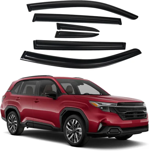 Miniatura 73 de Canvcle RAV4 Rain Guards - Window Visors for Toyota RAV4 2006-2012, Outside-Mount Tape-On Side Window Wind Deflectors for RAV4 Accessories, Vent