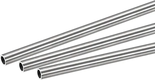 Miniatura 33 de uxcell Tubo redondo de acero inoxidable 304 0.197 in OD 0.024 in espesor de pared 9.843 in longitud 3 piezas
