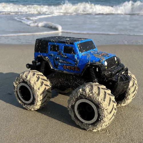 Miniatura 8 de Threeking 1:16 Impermeable Monster Truck SUV Juguetes RC Cars Control Remoto Coche Camión Juguetes 4WD Todo Terreno Off-Road Car Juguetes Regalos 6