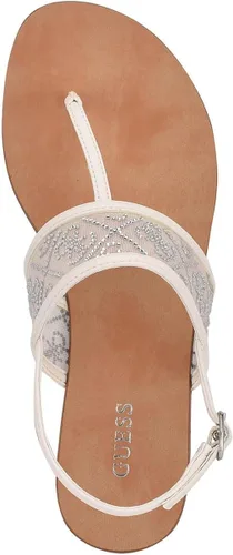 Miniatura 3 de GUESS Sandalias planas Cadynae para mujer, Azul