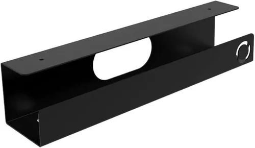 Oeveo Bandeja de organización de cables para debajo del escritorio CMT-133, fabricada en Estados Unidos, metal resistente, fácil instalación,