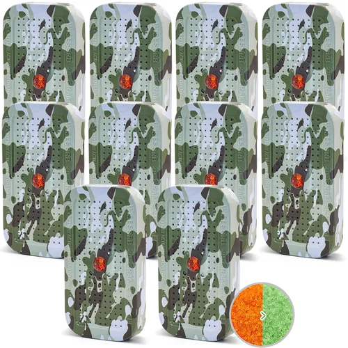 Miniatura 22 de Wisesorb Deshumidificador de camuflaje seguro para pistola de 1.41 onzas, bolsas deshumidificadoras recargables, paquetes de gel de sílice