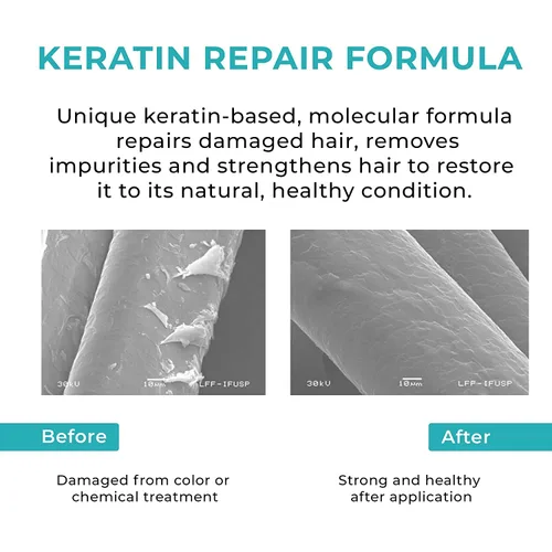Miniatura 8 de Kashmir Keratin, Tratamiento capilar de queratina, 33.8 onzas, sin formas, 0% formaldehído, alisado sin encrespamiento, reduce el 90% de los rizos