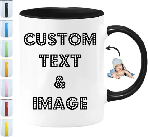 Taza personalizada con imágenes, taza de café personalizada con foto, texto, logotipo, regalos personalizados para hombres y mujeres, taza de té