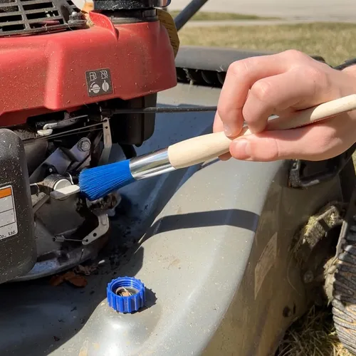 Miniatura 4 de Ohio Brush Works, Cepillo de limpieza de piezas, hecho a mano en los Estados Unidos, uso doméstico y automático, mango de madera ergonómica sólida