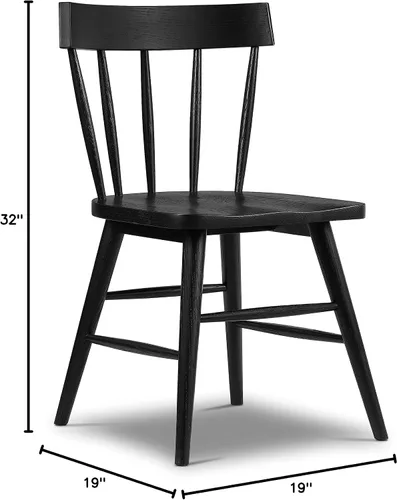 Miniatura 14 de POLY & BARK HAVA 300000 silla de comedor Negro