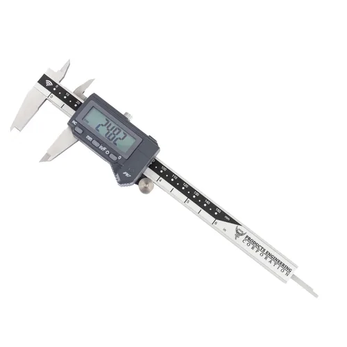 Miniatura 12 de PEC Tools Calibre Digital, Calibre Industrial de Acero Inoxidable de 12 Pulgadas/300mm de Grado, Resistente al Agua IP67 y al Aceite, Apagado