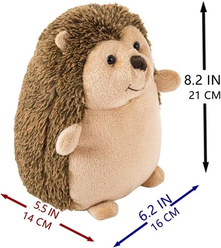 Miniatura 2 de Marwood Lindo Tope de Puerta Decorativo Topes de Puerta para Hogar y Oficina, Erizo con Peso Tope de Puerta Interior de Tela Animal de Peluche Tope