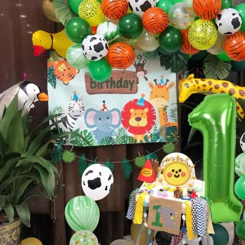 Miniatura 4 de TONIFUL Globos grandes de 40 pulgadas con números verdes del 0 al 9, número 8, globos digitales de aluminio de helio Mylar con números grandes