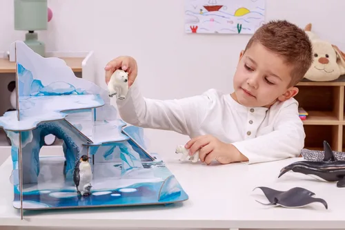 Miniatura 8 de Papo - Figura realista de pingüino - A partir de 3 años - Colección de vida marina - Animales polares educativos - Juguete de idea de regalo