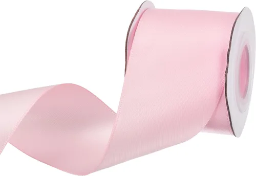 Miniatura 115 de MECCANIXITY Cinta de satén de 3/8 pulgadas de 50 yardas, de grogrén, de seda sólida, fina para ramo de boda, para regalo del día de San Valentín