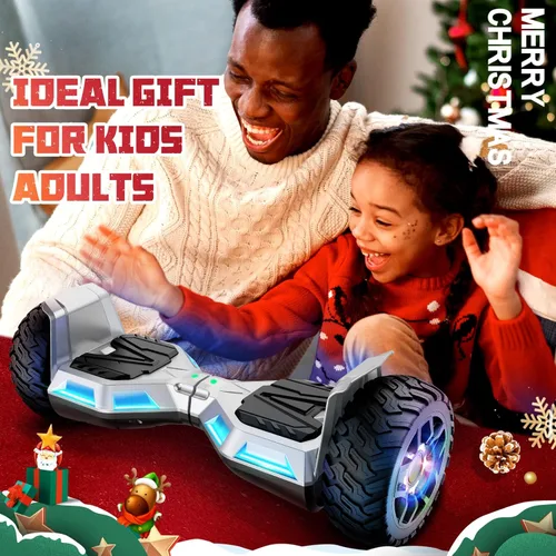 Miniatura 6 de SISIGAD Hoverboard, aeropatinetas todo terreno, 8.5 pulgadas de dos ruedas auto equilibrio scooter con altavoz Bluetooth, aeropatineta todoterreno