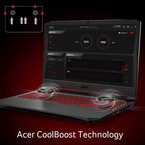 Miniatura 5 de acer Nitro 5 AN515-45-R92M - Laptop para juegos, AMD Ryzen 7 5800H (8 núcleos), GPU NVIDIA GeForce RTX 3060, pantalla IPS FHD de 15.6 pulgadas, DDR4