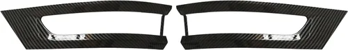 Miniatura 4 de Compatible con Jeep Grand Cherokee 2014-2021 Kit de Bisel de Moldura de Luz Trasera Cubierta con Aspecto de Fibra de Carbono