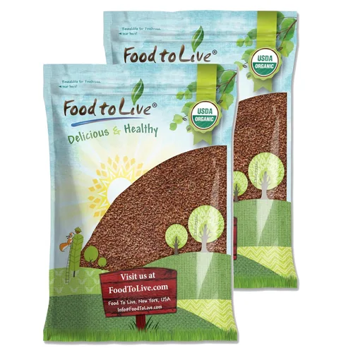 Miniatura 10 de Food to Live Arroz rojo orgánico, 5 libras, sin OMG, variedad de grano entero, antiadherente, vegano, kosher. Fuente de proteínas. Rico