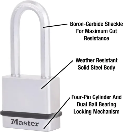 Miniatura 3 de Master Lock M530XQLH Magnum - Candado de acero sólido