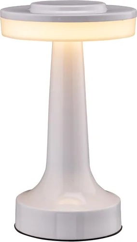 O'Bright Lámpara de mesa LED portátil con sensor táctil, brillo de 3 niveles, batería recargable de hasta 48 horas de uso, luz nocturna para Blanco