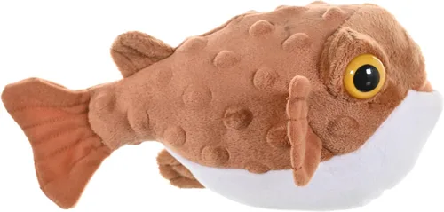 Miniatura 3 de Wild Republic Pufferfish, Cuddlekins Mini, animal de peluche, 8 pulgadas, regalo para niños, juguete de peluche, botellas de agua recicladas