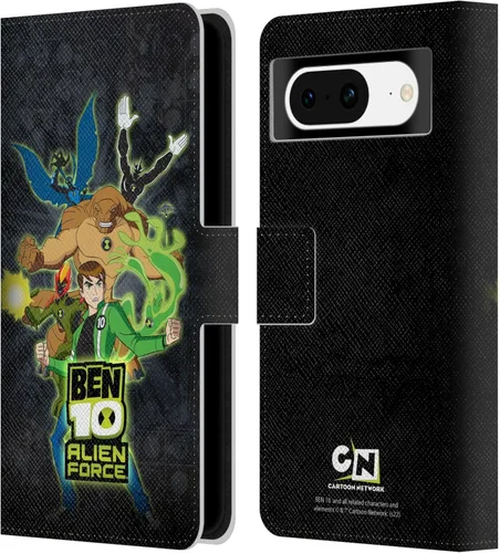 Miniatura 8 de Head Case Designs Con licencia oficial de Ben 10: Alien Force Ben's Jacket Graphics - Funda tipo cartera de piel compatible con Google Pixel 8