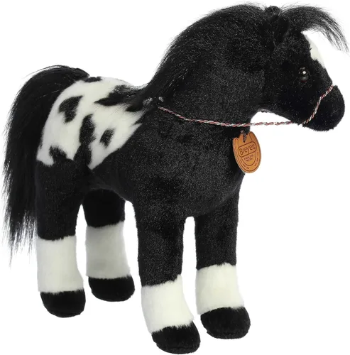 Miniatura 3 de Aurora Exquisito animal de peluche Breyer Showstoppers Black Appaloosa - Detalles realistas para juegos imaginativos - Perfecto para niños, adultos