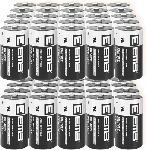 Miniatura 11 de EEMB Paquete de 4 baterías de litio ER14250 1/2AA 3.6V Li-SOCL2 Batería no recargable XL-050F SB-AA02 LS14250 TL-5902 TL-2150 para medidor de collar