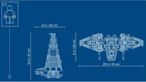 Miniatura 9 de LEGO Star Wars: El ascenso de Skywalker Nave de Kylo Ren 75256 Kit de construcción de figuras de acción de la nave de Star Wars (1,005 piezas)