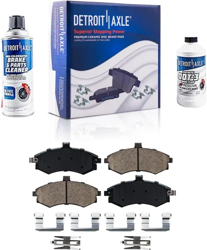 Miniatura 126 de Detroit Axle - Pastillas de Freno para Nissan Altima Sentra 350Z Juke INFINITI G35, Pastillas de Freno Cerámica Delanteras y Traseras Reemplazo