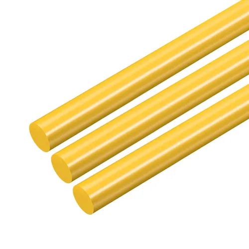 Miniatura 62 de uxcell Varilla redonda de plástico de 1/2 pulgada de diámetro y 20 pulgadas de longitud, varillas de polioximetileno, barras redondas de plástico