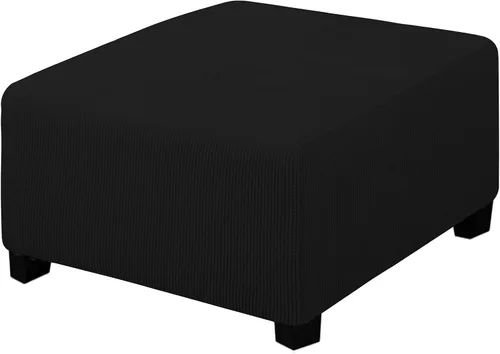 Miniatura 36 de Easy-Going Funda Elástica para Otomana Taburete de Almacenamiento Plegable Protector de Muebles Funda Rectangular Suave con Parte Inferior Elástica