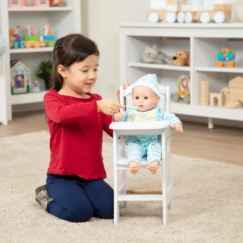 Miniatura 7 de Melissa & Doug Silla Alta de Juguete para Pretend Play Accesorios para Muñeca Bebé