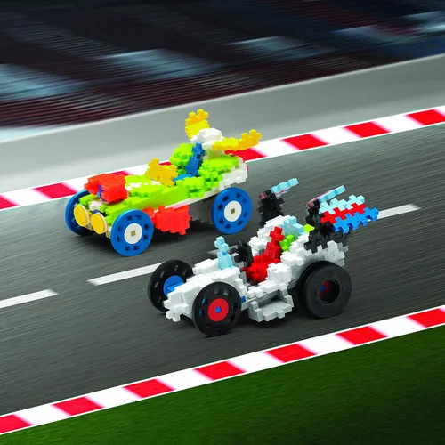 Miniatura 3 de PLUS PLUS Aprende a construir vehículos, 360 piezas - Mini bloques de construcción entrelazados, rompecabezas 3D de juguete para niños