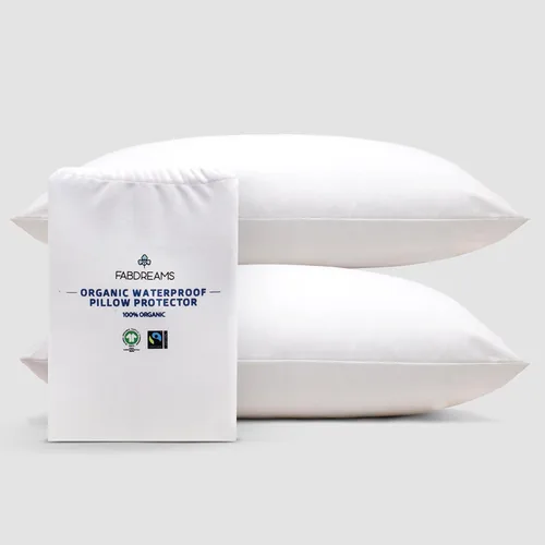 Miniatura 8 de FABDREAMS Protector de colchón acolchado orgánico tamaño Twin Almohadilla de colchón Funda de colchón Naturalmente transpirable Sin ruido