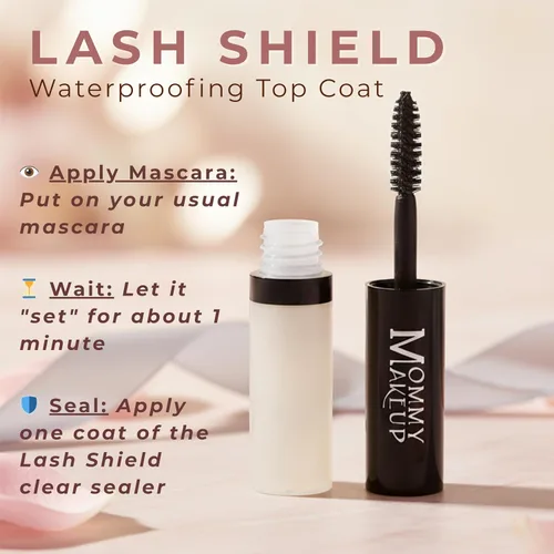 Miniatura 2 de Lash Shield - Capa superior impermeable para rímel y cejas, resistente al sudor, a prueba de desgarros, impermeable, a prueba de manchas, sellador