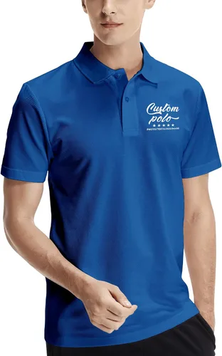 Miniatura 3 de Camisas polo personalizadas para hombres y mujeres, camisas personalizadas con cuello, diseña tus propias camisas