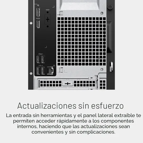 Miniatura 4 de Dell Tower Desktop ECT1250 - Procesador Intel Core Ultra 7-265, gráficos UHD, memoria de 16 GB, SSD M.2 de 1 TB, lector de tarjetas SD 3.0, teclado