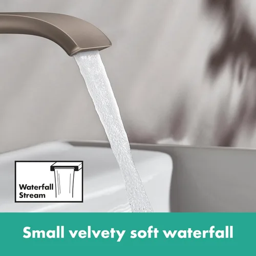 Miniatura 2 de hansgrohe Vivenis 75010821 - Grifo de lavabo de baño de 1.2 GPM, níquel cepillado, 1 agujero, 75010821