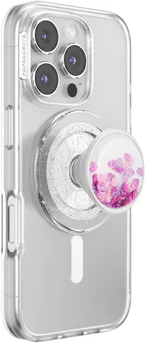 Miniatura 7 de PopSockets Agarre adhesivo para teléfono, soporte, soporte para teléfono, Navidad - Tidepool Snowed In Nevado